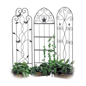 Treillis de jardin en métal durable offrant un solide soutien vertical décoratif pour les plantes grimpantes dans les jardins extérieurs - Product Image 4