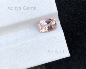 Cojín de morganita Rosa natural con forma facetada, precio al por mayor, suministro del fabricante, morganita suelta de melocotón rosa, berilo certificado - Product Image 1