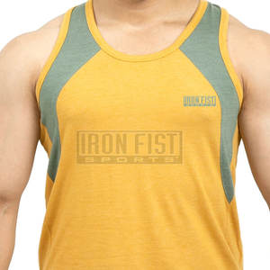 Débardeur d'entraînement léger conçu sur mesure pour les hommes pour l'entraînement physique en salle de sport - Product Image 5