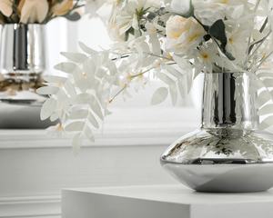 Beau vase à fleurs en acier inoxydable créatif salon fleur séchée décoration de la maison Vase - Product Image 3