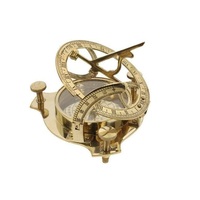 Modern Compass Navigational Brass Pocket Nautical Instrument Polished Home Decoration Wedding