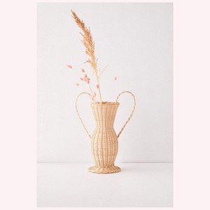 Premium Rattan Bloom Holder Seagrass Vase Elegant Floral Arrangements Bloom Design Wood <b>Bamboo</b> Material Handwoven Rattan - Product Image 3