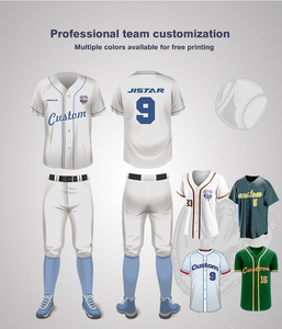 Camiseta de Béisbol Personalizada Roja de Manga Corta 100% Poliéster Transpirable con Botones al Frente Unisex para Adultos para Todas las Temporadas con Impresión Serigrafiada - Product Image 4
