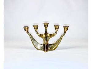 เชิงเทียนอลูมิเนียมที่สง่างามร่วมสมัยสำหรับเทศกาลคริสต์มาสอีสเตอร์ที่มีสไตล์โต๊ะสำหรับรับประทานอาหารของตกแต่งบ้าน - Product Image 6