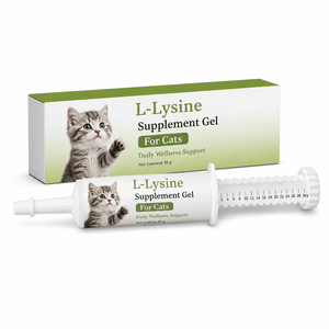 Großhandel <span class=keywords><strong>Katzen</strong></span>-Schnupfen- und Nasensekret-Entlastungsgel Hochwirksames L-Lysin zur Unterstützung der Immunabwehr bei Feline <span class=keywords><strong>Herpes</strong></span> Paste OEM - Product Image 1