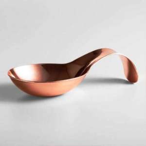 Resto de cuchara con acabado de cobre Resto de cuchara personalizado Color personalizado Artesanía India hecha a mano - Product Image 6