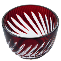 Coupe à saké japonaise en verre Kiriko Benkan de qualité supérieure, design élégant Wabi-Sabi, plusieurs couleurs, légère, pour restaurants japonais