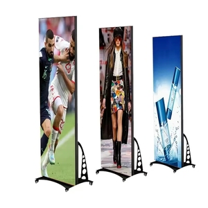 Xách tay p2.5 hai mặt miễn phí đứng LED Poster màn hình trong nhà/ngoài trời có thể gập lại hiển thị kỹ thuật số cho trung tâm mua sắm thang máy - Product Image 4
