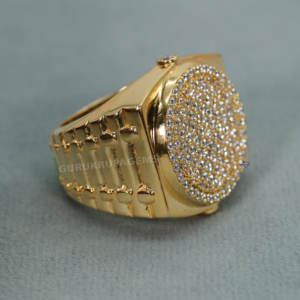 Eleva la Elegancia de tu Fiesta con Nuestro Anillo de Plata de Ley 925 con un Diamante Moissanita de Corte Redondo y Claridad VVS, Anillo de Bodas - Product Image 2