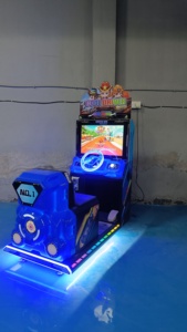 Đồng tiền hoạt động trò chơi <span class=keywords><strong>Arcade</strong></span> Máy trò chơi video xe đua mát mẻ lái xe 22 "mô phỏng Giải trí trong nhà giải trí máy - Product Image 3