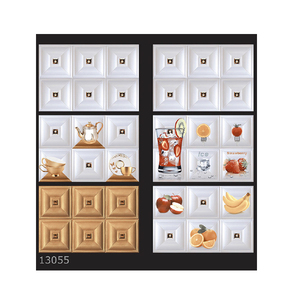 Azulejos de pared de cerámica vitrificada Digital, azulejos de aislamiento térmico con apariencia de mármol brillante y semiporcelana para decoración de baño - Product Image 4