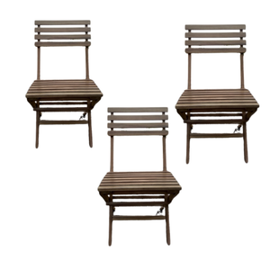 Chaise pliable à base d'eau en bois de teck chaise de jardin chaise d'extérieur pour meubles de bistrot et de restaurant - Product Image 3