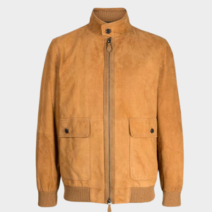 Stylish Casual Bomber Jacket in XS and XL Sizes <b>Polyester</b> <b>Filled</b> Knitted Fabric Breathable and Waterproof Design ODM Supply - Product Image 1