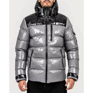 Chaqueta de Plumón para Hombre, Diseño OEM, Material Brillante de Alta Calidad, Resistente al Viento, Abrigada, para Exteriores - Product Image 6