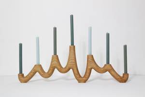 Candelero de madera antiguo hecho a mano, tamaño personalizable para oficina, biblioteca, sala de estar, decoración navideña festiva, creaciones - Product Image 4