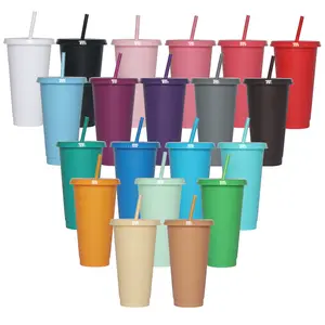 कस्टम पुन: प्रयोज्य बच्चों का कप 14 ऑउंस 16 ऑउंस 24 ऑउंस कोल्ड ग्लिटर ड्रिंक जूस प्लास्टिक स्ट्रॉ टम्बलर बच्चों के प्लास्टिक कप स्ट्रॉ और ढक्कन के साथ