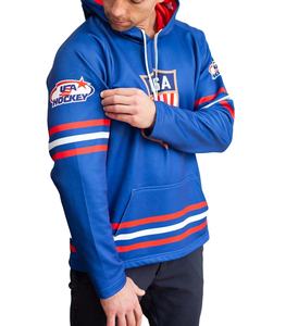 Uniforme de hockey sobre hielo sublimado de alta calidad para hombre, Sudadera con capucha a rayas a cuadros, ropa personalizada - Product Image 3