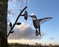 Adornos de jardín de metal Premium con diseño elegante pulido para decoración de patio de césped al aire libre y exhibición de caminos