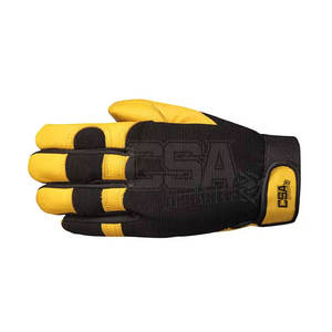 Gants de mécanicien en cuir légers et résistants Gants de mécanicien de sécurité antidérapants en gros - Product Image 5