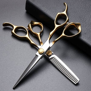 Ciseaux de coupe de cheveux de Salon professionnel Ciseaux amincissants ergonomiques ultra-pointus de 6.0 pouces pour stylistes et barbiers droitiers/gauchers - Product Image 4