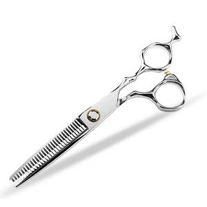 Tijeras de Peluquería Profesionales de 6 Pulgadas con Logotipo Personalizado, Tijeras para Cortar el Cabello, Tijeras de Entresacar para Salón de Belleza - Product Image 1