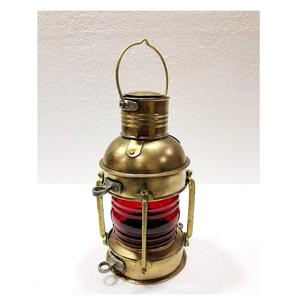 Linterna de ancla de barco de latón, linterna de barco de ancla de Metal de latón de aspecto antiguo de alta calidad para decoración de Hotel en casa, Uso Bajo moq - Product Image 5