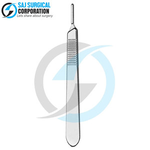 Mango de bisturí de acero inoxidable de calidad superior al por mayor bajo MOQ fuente de alimentación manual 2025 precio barato mango de bisturí - Product Image 1