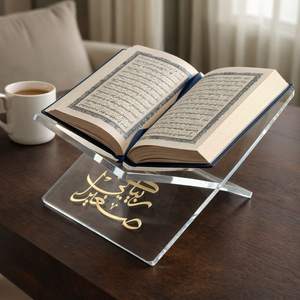 Exquisite durable acrylic rehel designed to provide a modern, elegant, and stable support for comfortable and respectful reading - Product Image 5