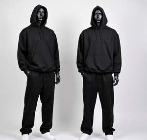 ชุดวอร์มฤดูหนาวแบบกำหนดเอง ผ้าฝ้าย 100% คุณภาพสูง ราคาขายส่ง รับทำโลโก้ ชุดสเวตสูทและเสื้อฮู้ดไซส์ใหญ่สำหรับผู้ชาย - Product Image 5