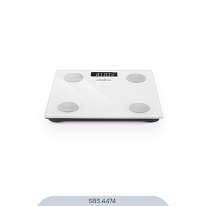 Báscula Digital de Grasa Corporal con Bluetooth SBS-4474 de 26x26 CM, Medidor de Peso con Índice de Masa Muscular e Hídrica - Product Image 4