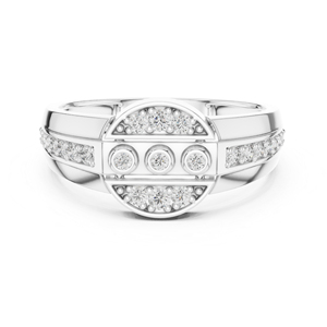Anillo de Oro Amarillo de 14K con Diamante Redondo Cultivado en Laboratorio para Mujer |   Regalo de Aniversario |   Diamante Cultivado Nuevo - Product Image 4