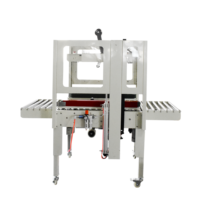 Scellant de carton entièrement automatique AS823B. Scellant automatique de carton de boîte de taille aléatoire, scellant de ruban adhésif