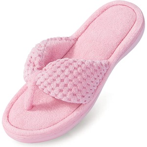 <span class=keywords><strong>Chanclas</strong></span> de espuma viscoelástica para <span class=keywords><strong>mujer</strong></span>, de tela de algodón, para interiores, para todas las estaciones - Product Image 3
