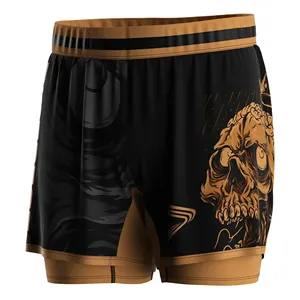 Shorts pour hommes en spandex anti-boulochage, en stock, logo personnalisé directement de l'usine - Product Image 1