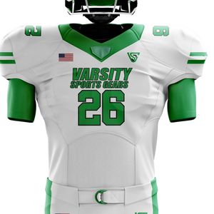 Uniforme de fútbol americano para hombre, Jersey y pantalones personalizados, aparejos transpirables, sarga, ropa deportiva duradera, kit de entrenamiento al por mayor - Product Image 2