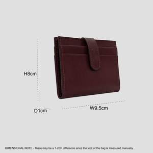 ที่ใส่บัตรเครดิตหนังแท็บ RFID ผิวเรียบสไตล์วินเทจผู้ผลิตอินเดีย - Product Image 4