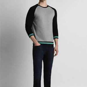 Sudadera de gran tamaño con estampado gris básico para hombre de alta calidad personalizada 100% mezcla de algodón nueva llegada - Product Image 4