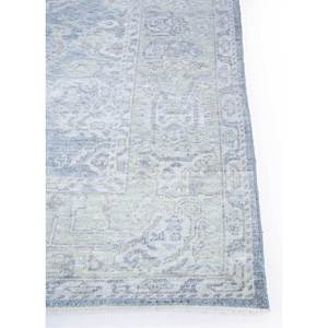 Alfombra de Lana Anudada a Mano Erbe, Gris y Negra, Jnlp-06, Estilo Boho, Patrón de Medallón, Tamaño Grande para el Hogar, para Sala de Estar, Decoración de Pasillos - Product Image 4