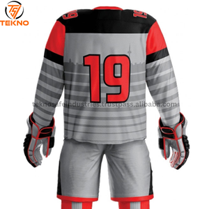Uniforme de hockey sur glace de sublimation de conception populaire supérieure meilleure qualité nouveauté uniforme de hockey sur glace pour jeunes en bas quantité minimale de commande entretenu par OEM - Product Image 2