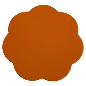 OEM Lacquer <b>Placemat</b> Handpainted Lacquer Serving Tray Scalloped <b>Placemat</b> Table Centerpieces Decoration Handmade From HNH Craft - Product Image 1