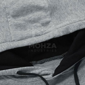 เสื้อฮู้ดดี้ผู้ชายคุณภาพพรีเมียมรุ่นใหม่ล่าสุด ผ้าฝ้ายฟลีซ 100% ระบายอากาศได้ดี แห้งเร็ว สวมใส่สบายสำหรับผู้ใหญ่ - Product Image 3