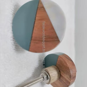 Exquisite Wooden Resin <b>and</b> Metal <b>Pulls</b> <b>Knobs</b> for Cabinets <b>and</b> <b>Drawers</b> <b>Knobs</b> for Furniture From Falak World Export - Product Image 1
