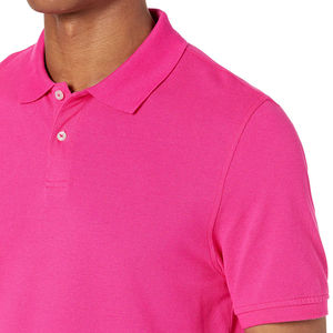Polo pour hommes en coton décontracté à manches courtes avec impression personnalisée et logo brodé coupe ajustée Polo classique en coton Pima - Product Image 5