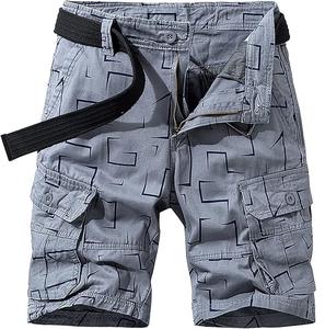 Pantalones cortos Cargo de secado rápido para hombre, ropa de abrigo informal de verano para gimnasio, ropa de calle, pantalones transpirables hasta la rodilla, pantalones cortos Cargo - Product Image 5