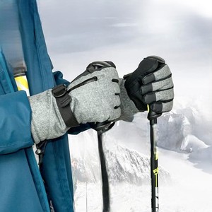 Guantes de esquí OEM baratos para hombre, material impermeable de gran calidad, guantes calefactables de esquí para hombre de alta tendencia hechos a medida con peso ligero - Product Image 2