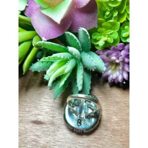 Navajo-Made Fine Jewelry <b>Statement</b> <b>Ring</b> with Natural Stone Kingman Turquoise Sterling <b>Silver</b> Size 8 Everyday Wear - Product Image 4