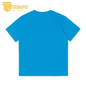 T-shirt super lourd 100% coton Tessuto pour hommes et femmes T-shirt vierge de haute qualité imprimé sur mesure - Product Image 1