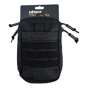 Pochette de rangement - Noire, compatible MOLLE, panneaux avant/latéraux MOLLE, compartiments arrière zippés, pochette MOLLE, camouflage personnalisé - Product Image 3