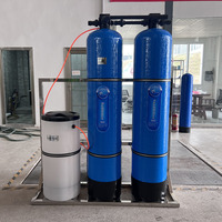 Adoucisseur d'eau en résine 500L/H à commande automatique avec réservoir FRP, machine à eau pure, équipement d'adoucissement d'eau, directement de l'usine