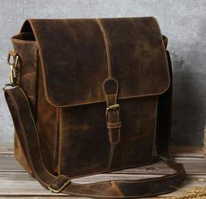 ¡Gran Oferta! Nuevo Bolso de Cuero Marrón Auténtico con Textura, Estilo Bohemio Hippie, Bandolera, Estilo Western Vintage, Bordado de Plumas, Cremallera - Product Image 1